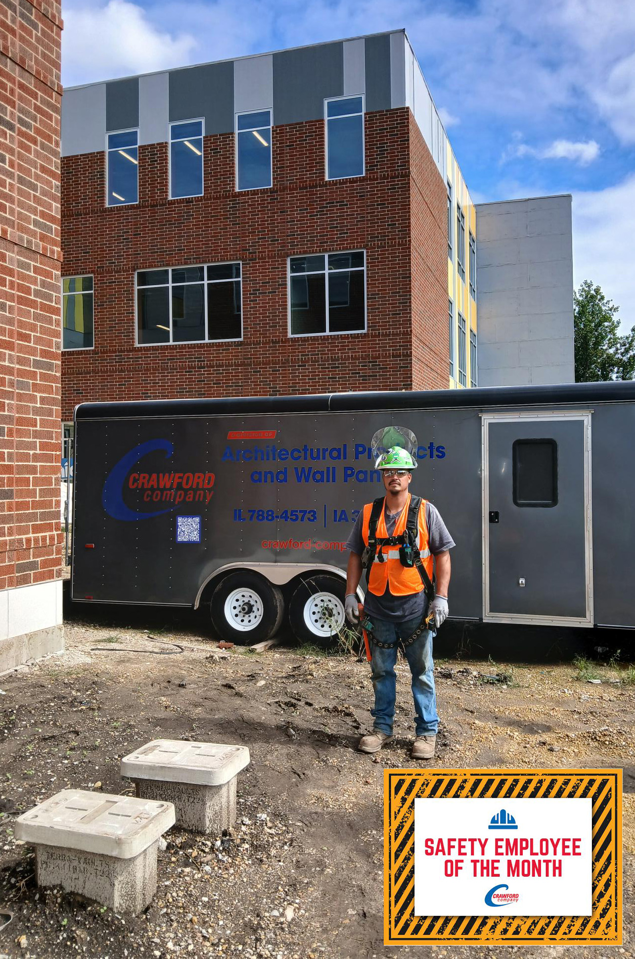 James hoyt september safety award recipient
